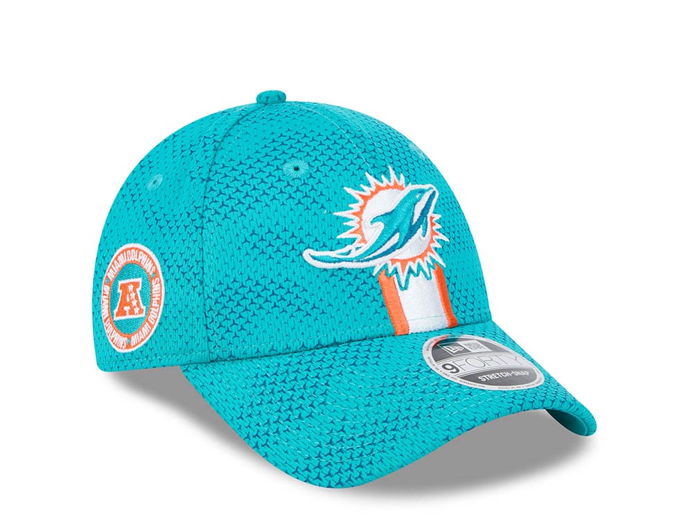 New Era Miami Dolphins Sideline 2024 9Forty Stretch Snapback Cappellini