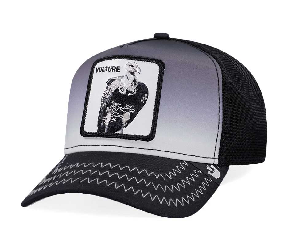 Goorin Bros Vulture Back of Buzzard Black Trucker Snapback Casquette