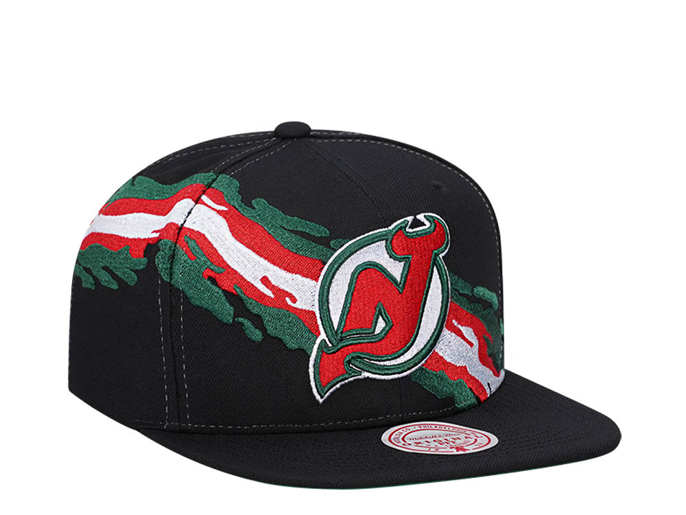 Mitchell & Ness New Jersey Devils Vintage Paintbrush Snapback Casquette