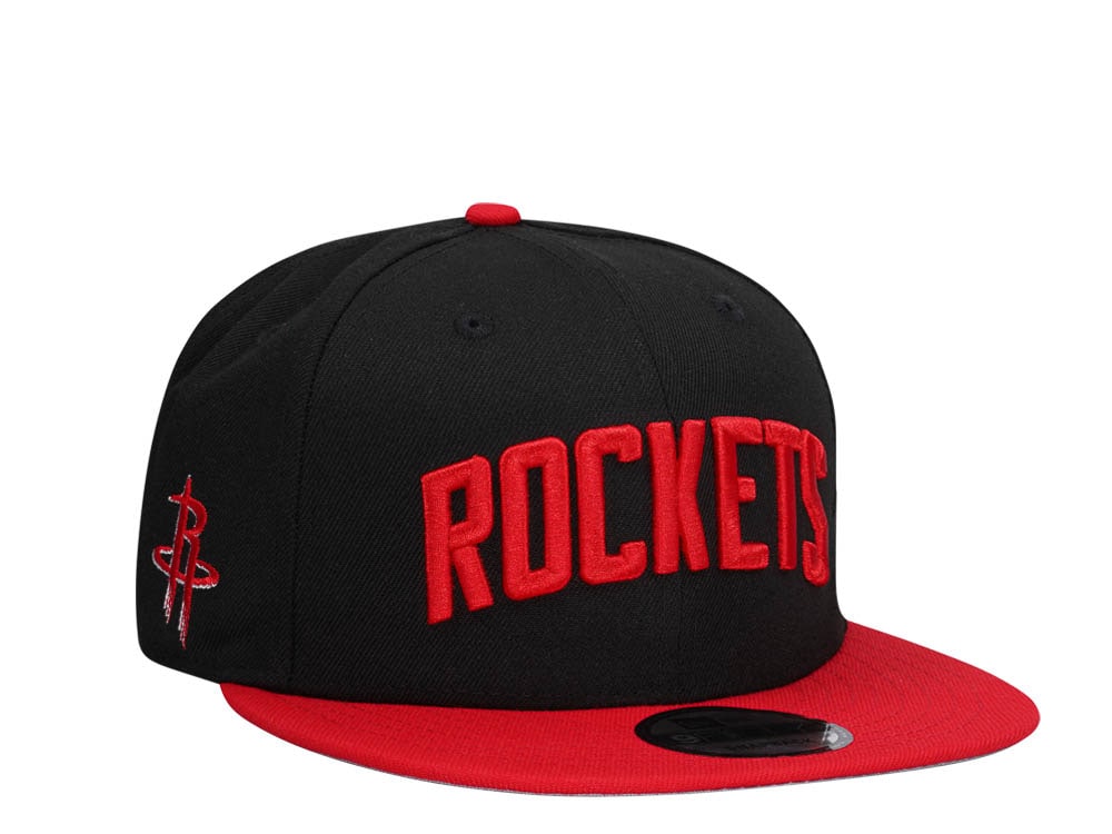 New Era Houston Rockets Black and Red Two Tone Edition 9Fifty Snapback Casquette