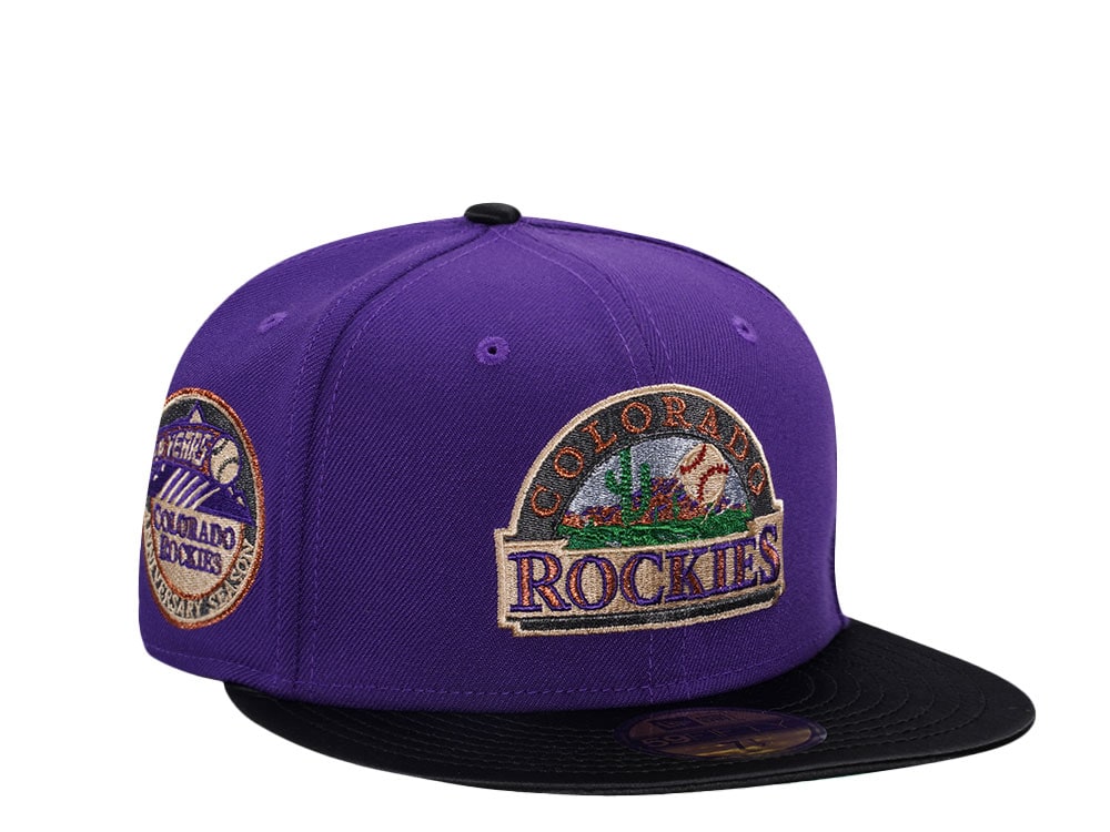 New Era Colorado Rockies 10 Years Anniversary Satin Brim Edition 59Fifty Fitted Casquette