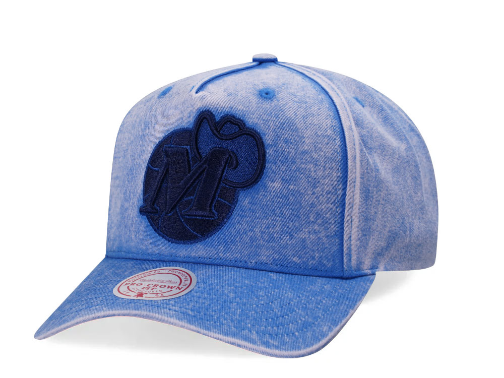 Mitchell & Ness Dallas Mavericks Washed Out Vintage Pro Crown Fit Snapback Casquette