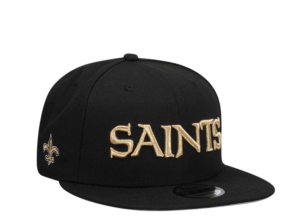 New Era New Orleans Saints Black and Gold Edition 9Fifty Snapback Casquette