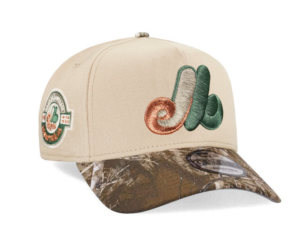 New Era Montreal Expos Camel Realtree Edition 9Forty Snapback Casquette