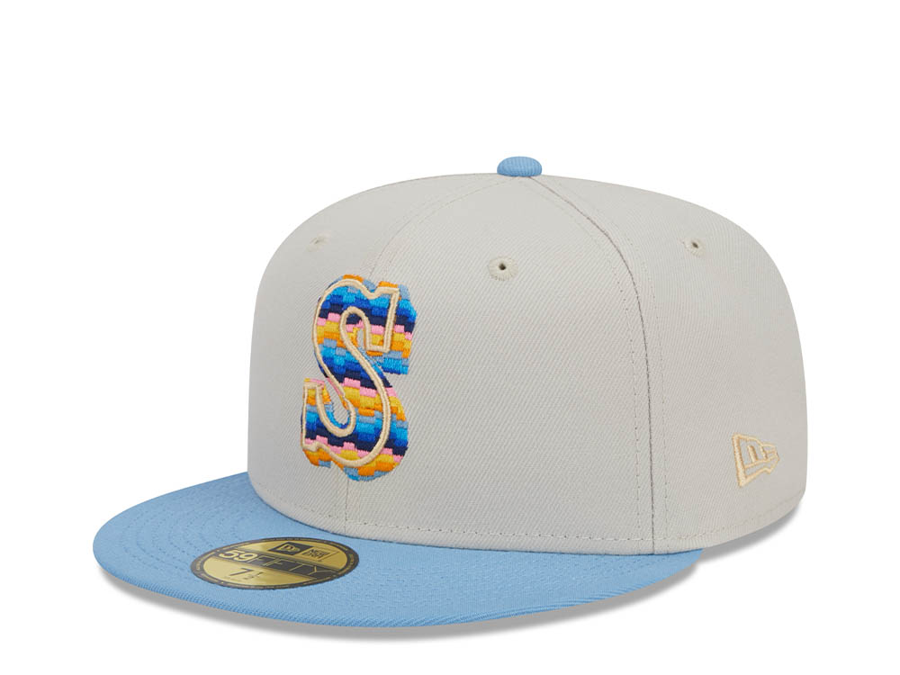 New Era Seattle Mariners Beachfront Stone Two Tone Edition 59Fifty Fitted Casquette