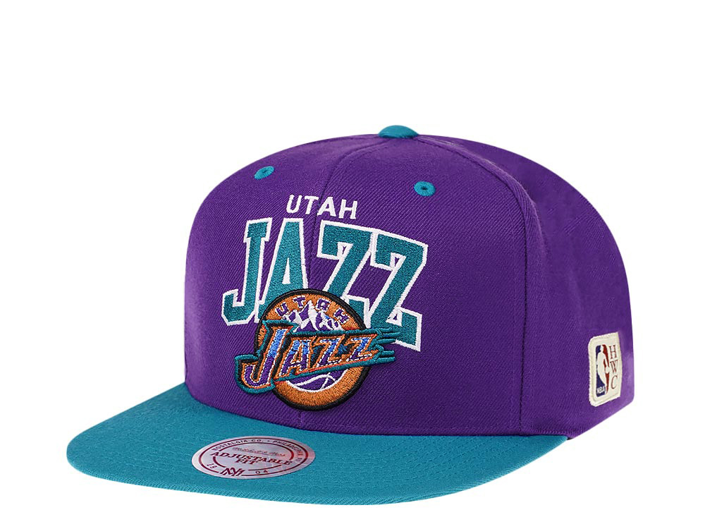 Mitchell & Ness Utah Jazz Team Arch Hardwood Classics Snapback Casquette