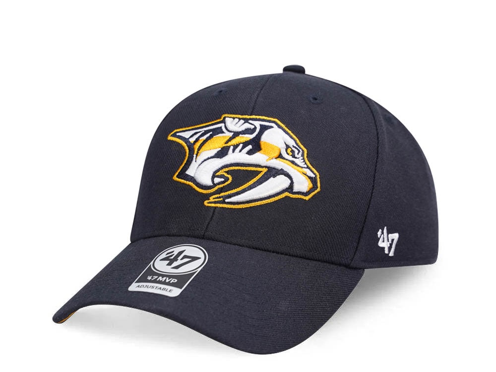 47Brand Nashville Predators Navy Ballpark MVP Snapback Casquette