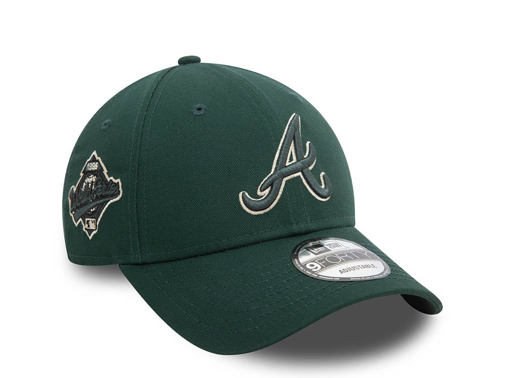 New Era Atlanta Braves World Series 1995 Green 9Forty Strapback Casquette