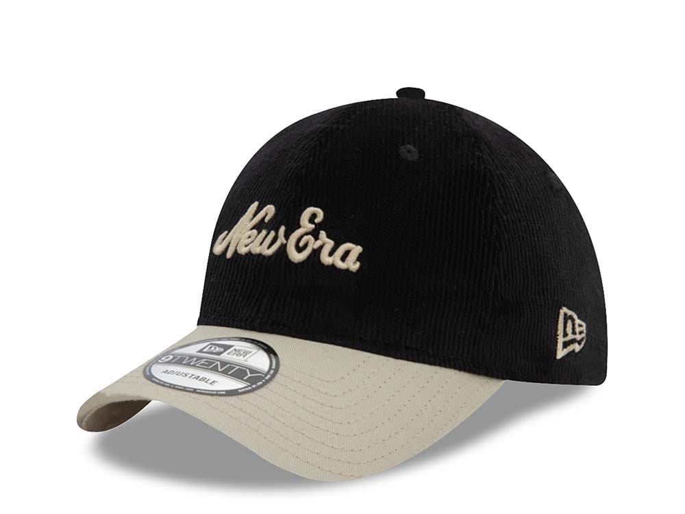 New Era New Era Script Cord Black Black 9Twenty Snapback Casquette