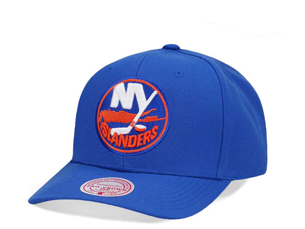 Mitchell & Ness New York Islanders Team Ground 2.0 Pro Blue Snapback Casquette