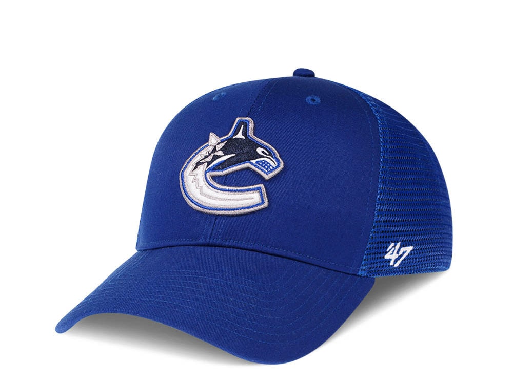 47Brand Vancouver Canucks Classic Blue Trucker Snapback Casquette