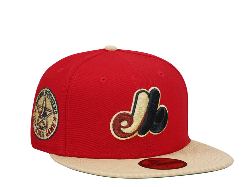 New Era Montreal Expos All Star Game 1982 Red Vegas Two Tone Edition 59Fifty Fitted Casquette