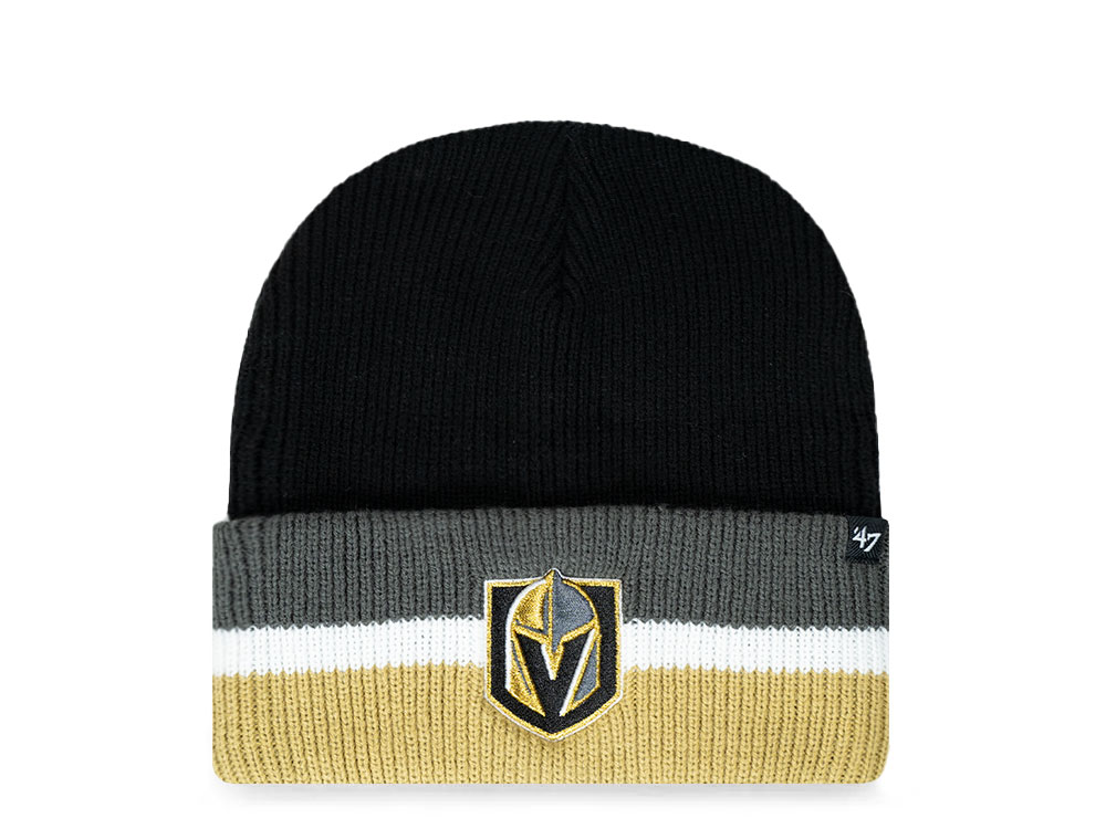 47Brand Vegas Golden Knights Black Split Chapeaux