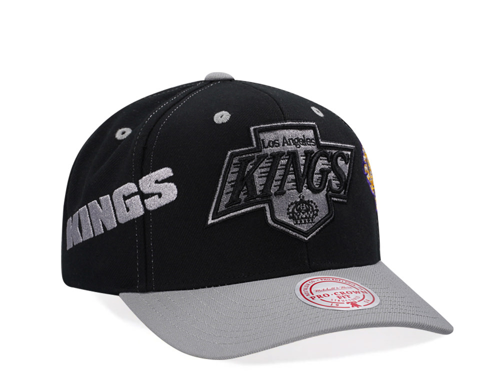 Mitchell & Ness Los Angeles Kings Vintage Logo Pro Crown Fit Snapback Casquette