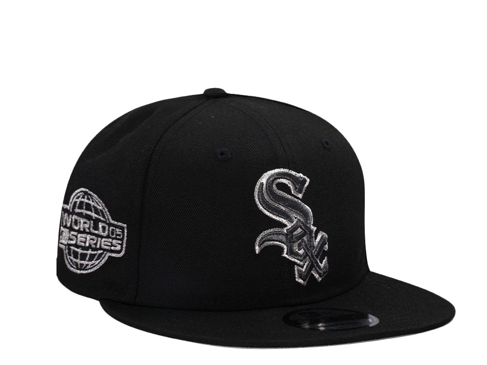 New Era Chicago White Sox World Series 2005 Black Metallic Edition 9Fifty Snapback Casquette