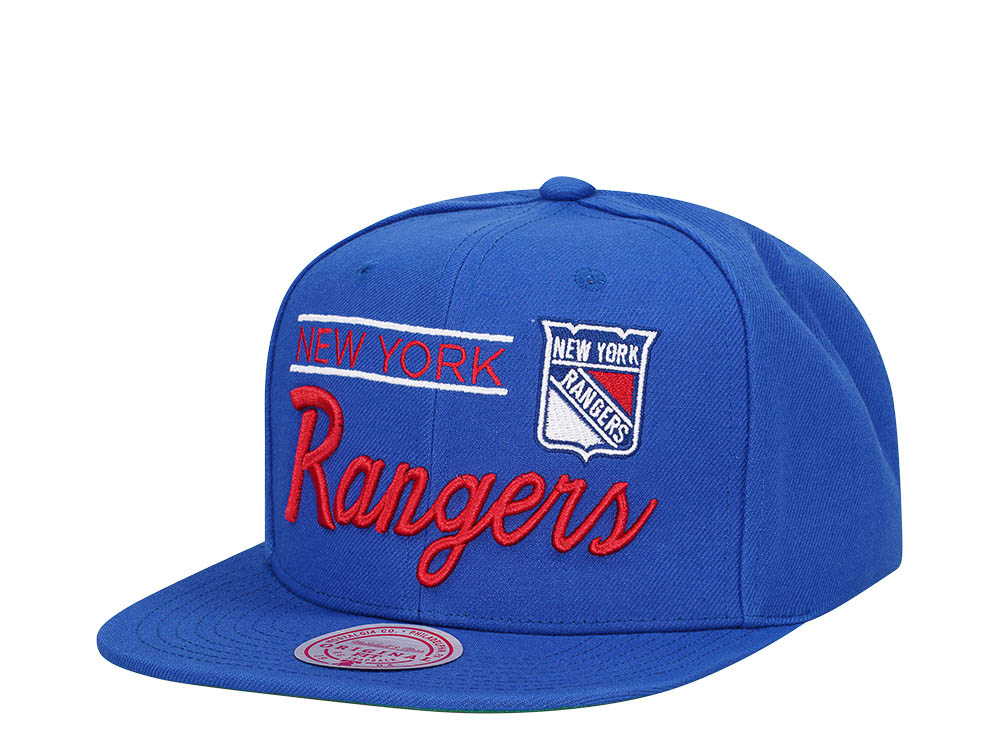 Mitchell & Ness New York Rangers Lock Up Vintage Snapback Casquette