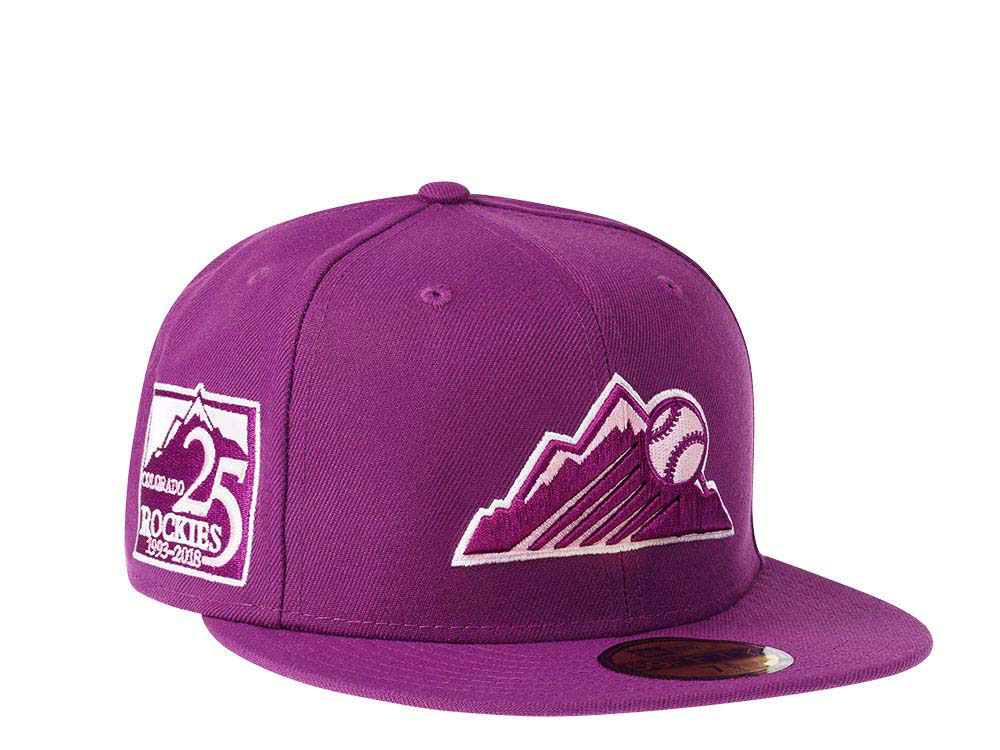 New Era Colorado Rockies 25th Anniversary Purple Prime Edition 59Fifty Fitted Casquette