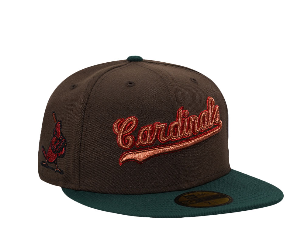 New Era St. Louis Cardinals Forest Copper Two Tone Edition 59Fiftys Fitted Casquette