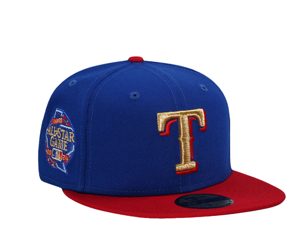 New Era Texas Rangers All Star Game 2024 Gold Two Tone Edition 59Fifty Fitted Casquette