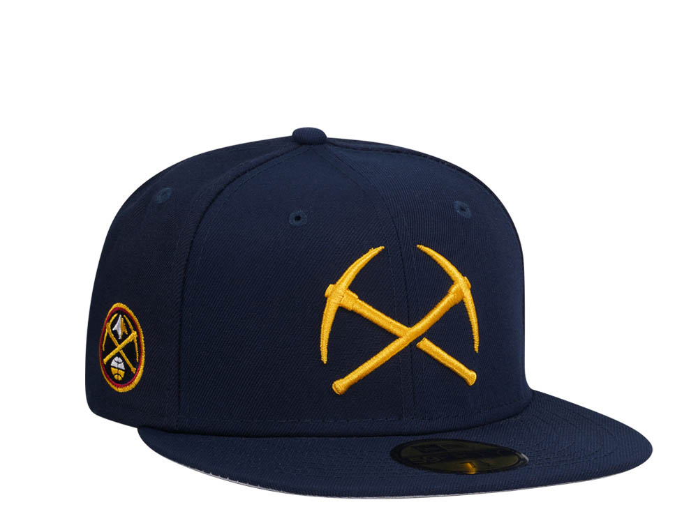 New Era Denver Nuggets Navy Classic Edition 59Fifty Fitted Casquette