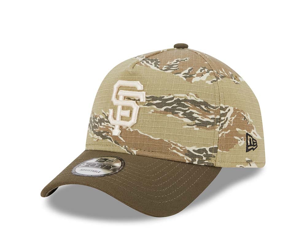 New Era San Francisco Giants Tiger Camo Two Tone 9Forty A Frame Snapback Casquette