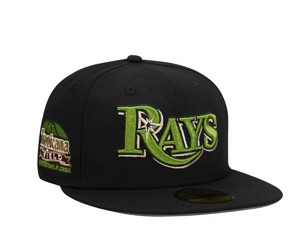 New Era Tampa Bay Rays Tropicana Field Olive Black Edition 59Fifty Fitted Casquette