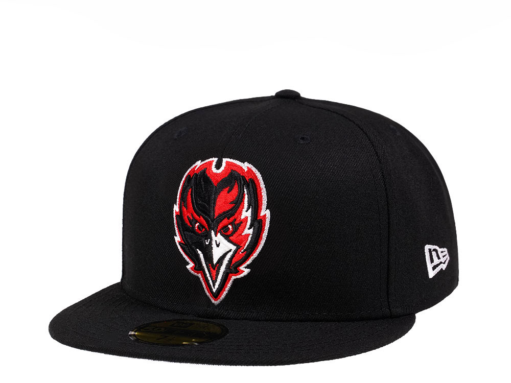 New Era Baltimore Ravens Alternate Black Crimson Collection 59Fifty Fitted Casquette