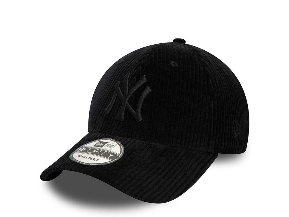 New Era New York Yankees Black Cord 9Forty Strapback Casquette