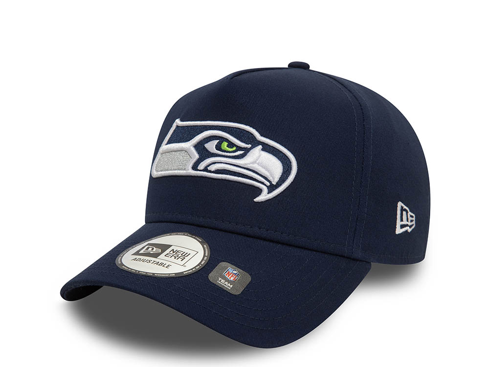 New Era Seattle Seahawks Navy A Frame Snapback Casquette