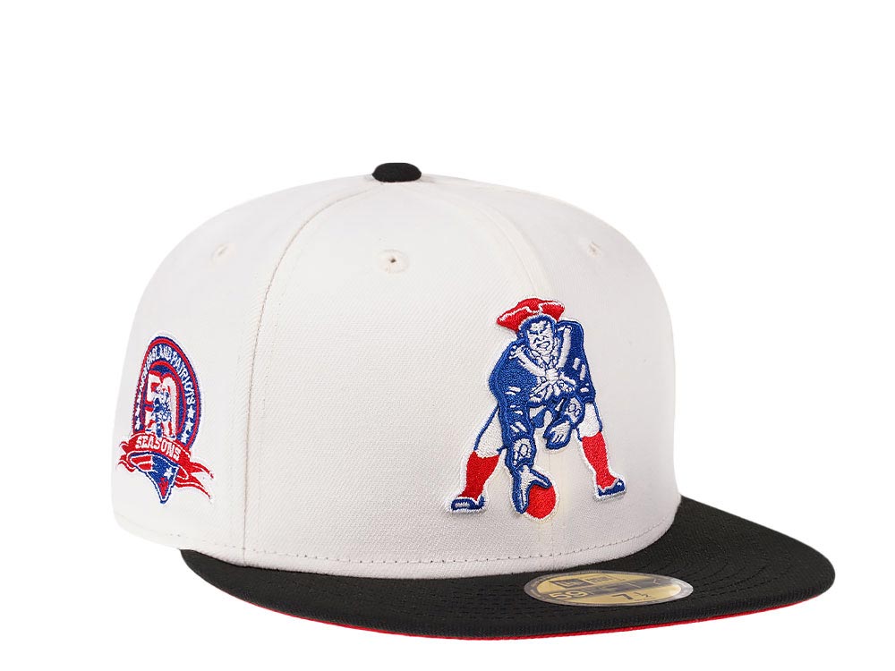 New Era New England Patriots 50th Anniversary Cream Dome Edition 59Fifty Fitted Casquette