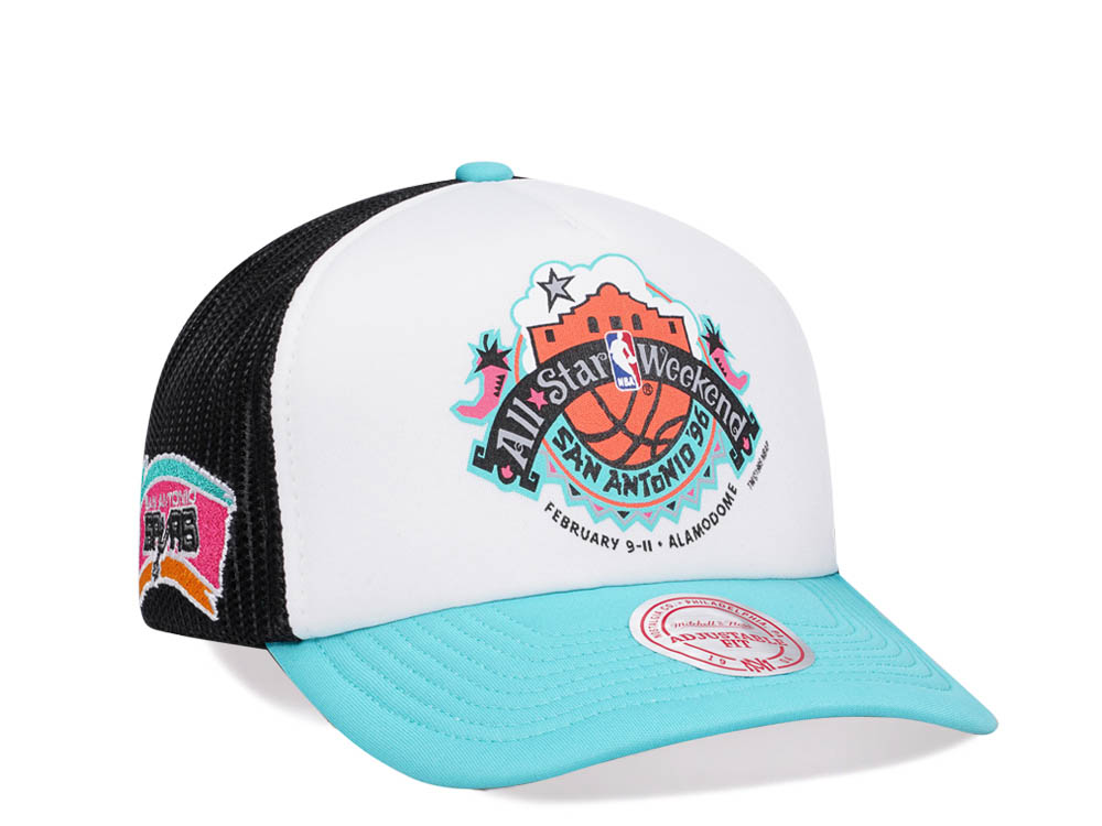 Mitchell & Ness San Antonio Spurs All Star 1996 Party Time Trucker Snapback Casquette