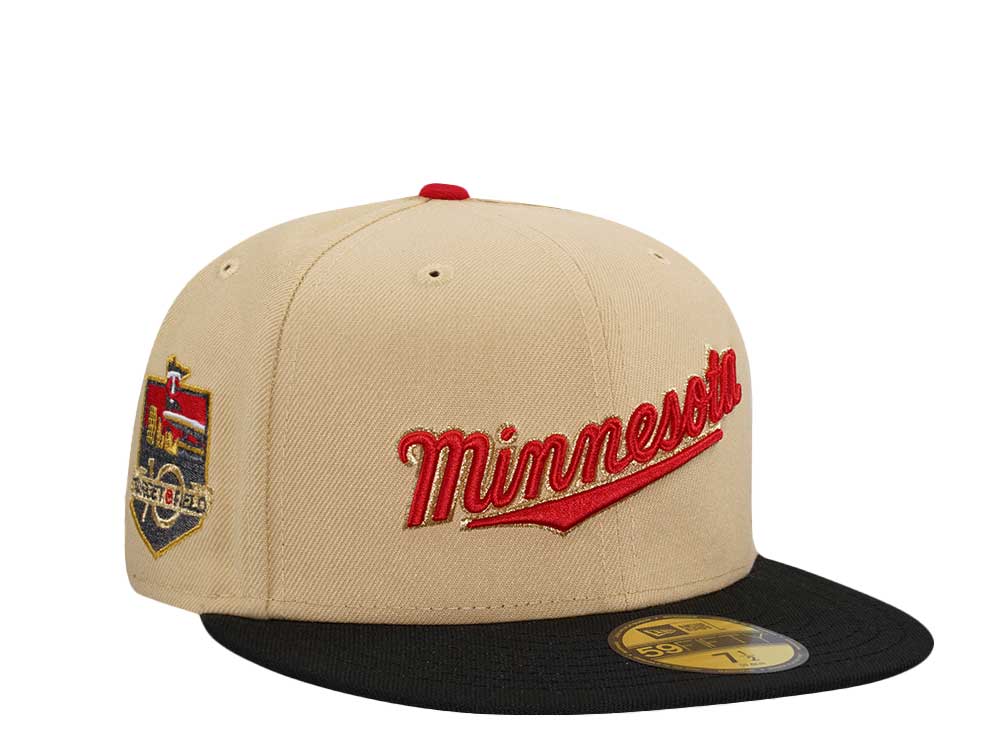 New Era Minnesota Twins 10th Anniversary Target Field Vegas Two Tone Edition 59Fifty Fitted Casquette