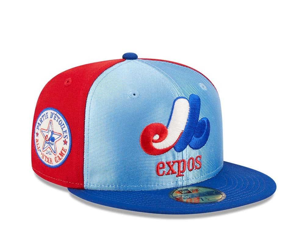 New Era Montreal Expos All Star Game 1982 Powder Blues Sky Throwback Edition 59Fifty Fitted Casquette