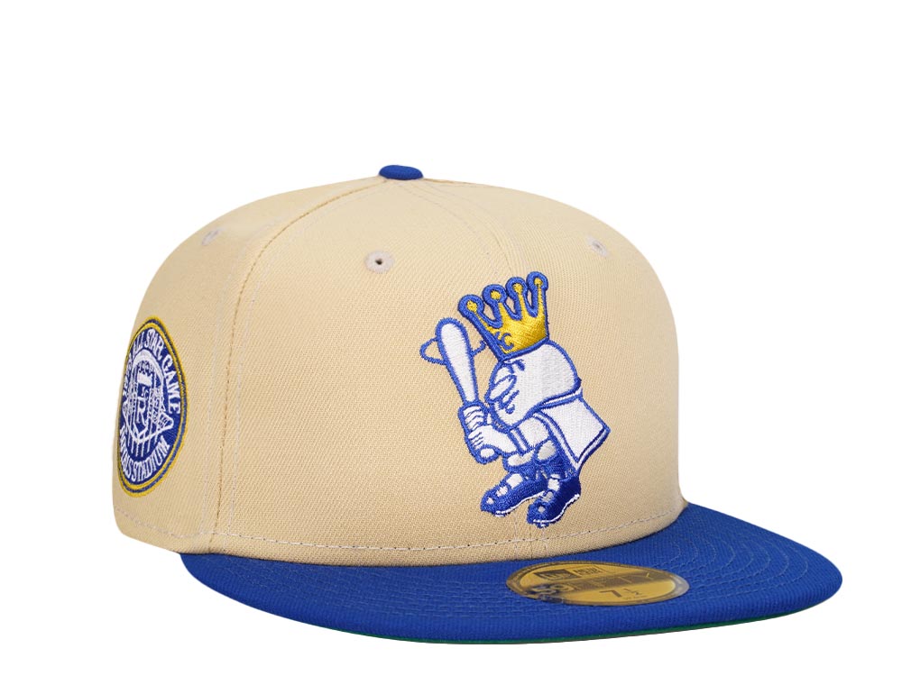 New Era Kansas City Royals All Star Game 1973 Vegas Gold Throwback Two Tone Edition 59Fifty Fitted Casquette