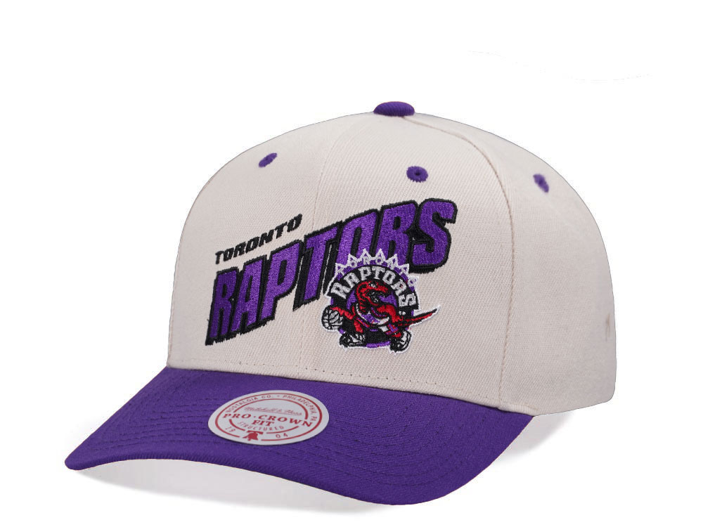 Mitchell & Ness Toronto Raptors Chrome Two Tone Pro Crown Fit Snapback Casquette