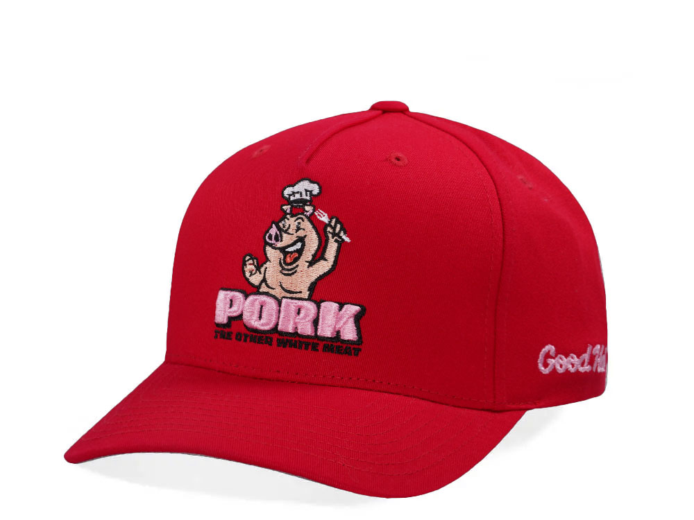 Good Hats Pork Hot Red Edition Snapback Casquette