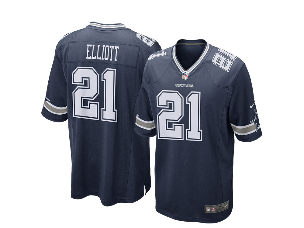 Nike Dallas Cowboys Ezekiel Elliott Home Game NFL Maillot