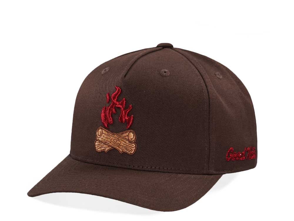 Good Hats Camp Fire Hazel Brown Edition Snapback Casquette