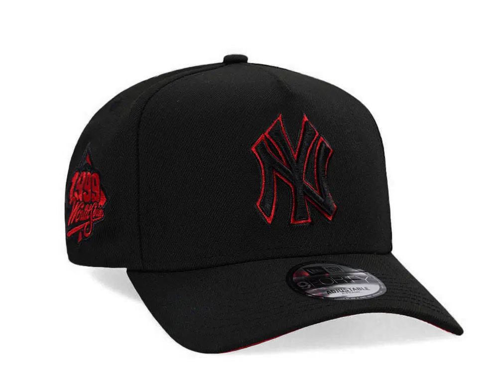 New Era New York Yankees World Series 1999 Black And Red A Frame 9Forty Snapback Casquette