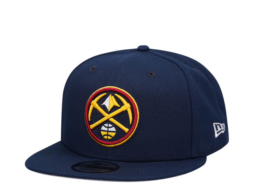 New Era Denver Nuggets Navy Classic Edition 9Fifty Snapback Casquette