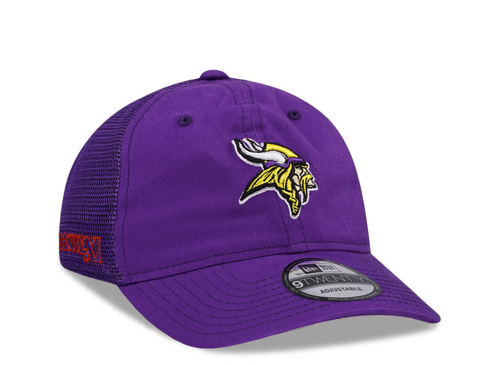 New Era Minnesota Vikings Super Bowl XI Purple Trucker Edition 9Twenty Snapback Casquette