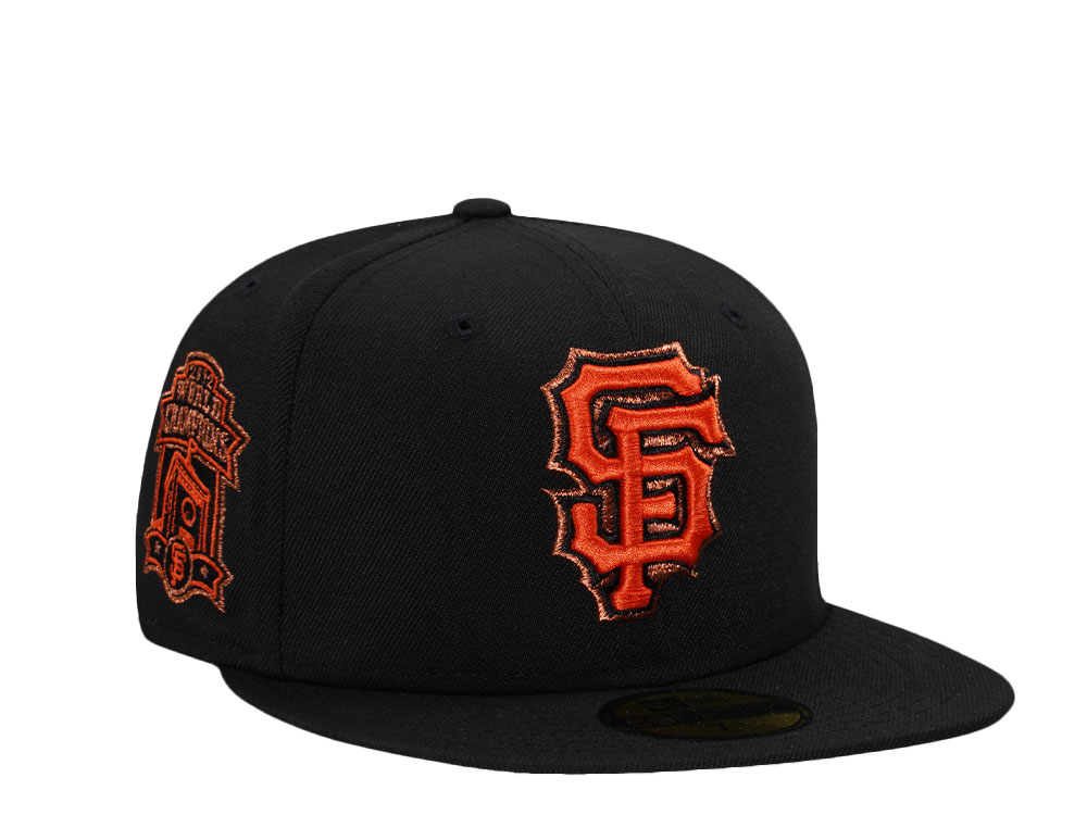 New Era San Francisco Giants World Champions 2012 Black Copper Edition 59Fifty Fitted Casquette