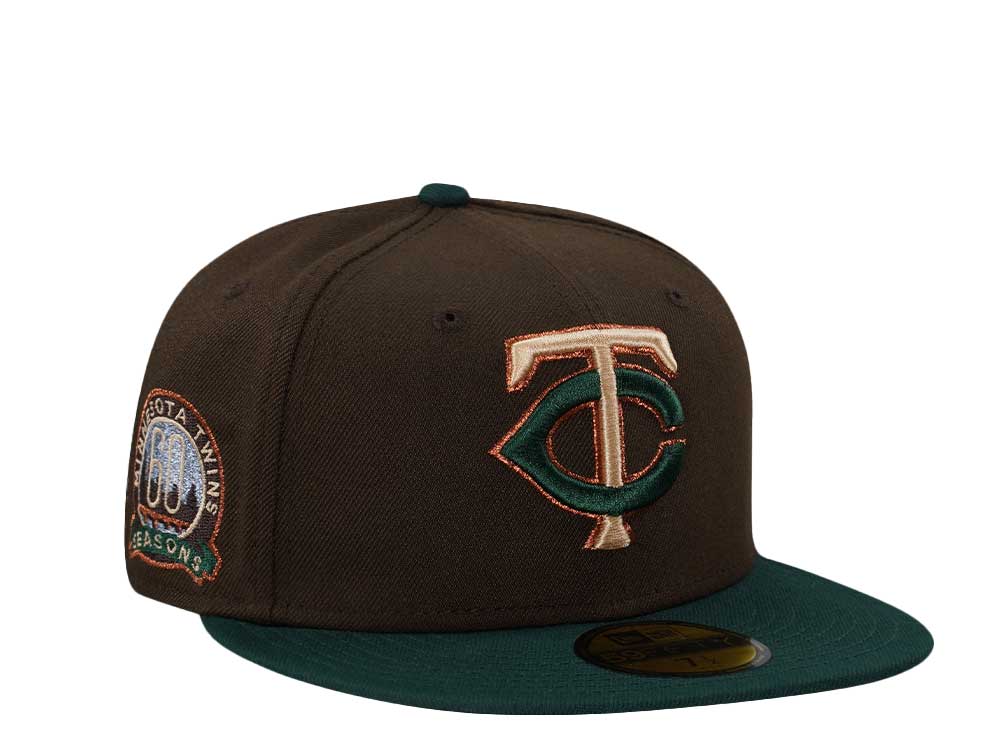 New Era Minnesota Twins 60 Season Forest Two Tone Edition 59Fifty Fitted Casquette