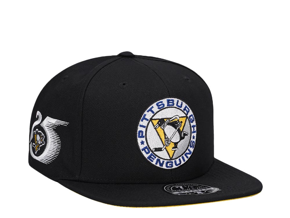 Mitchell & Ness Pittsburgh Penguins 25th Anniversary Vintage Edition Dynasty Fitted Casquette