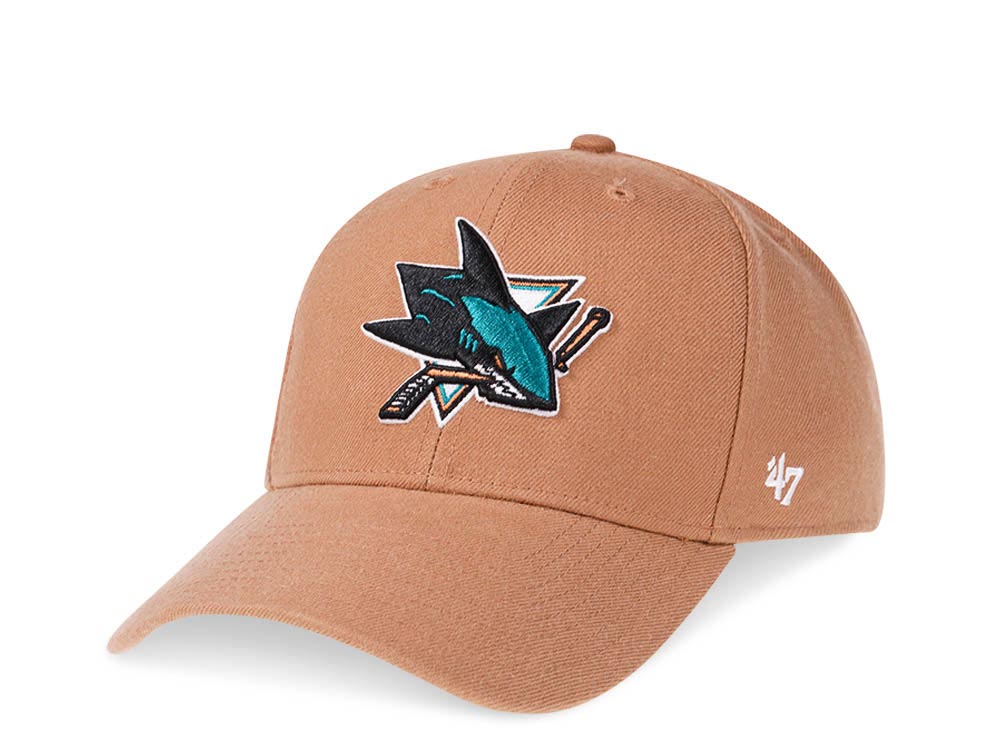 47Brand San Jose Sharks Camel Classic Snapback Casquette