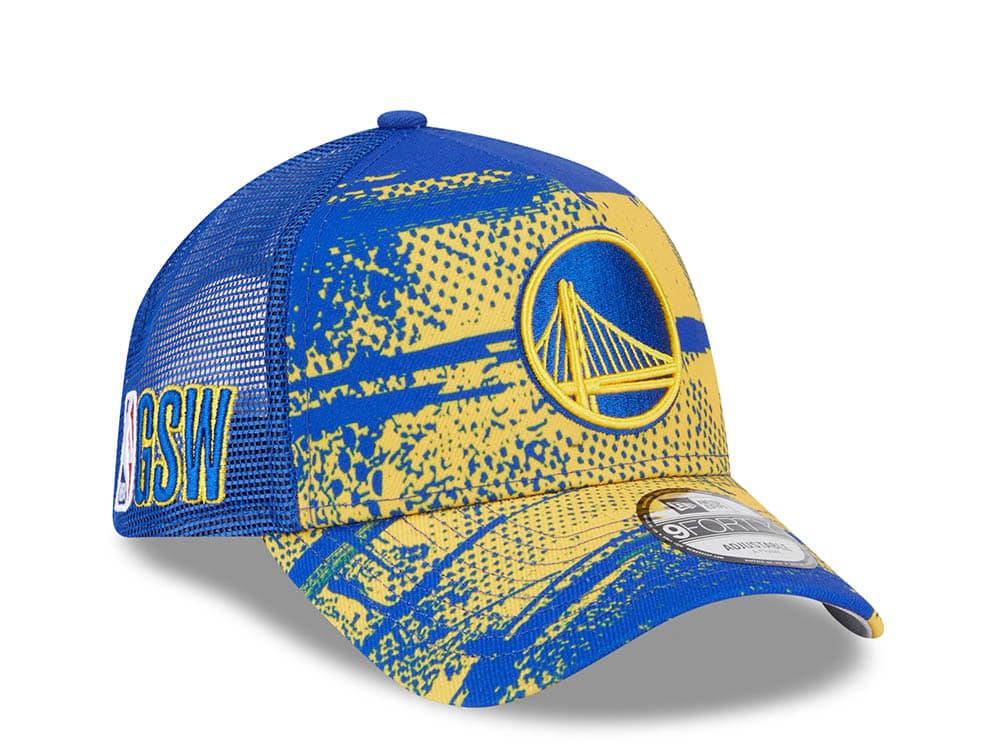 New Era Golden State Warriors NBA Tip Off 2024 Trucker 9Forty A Frame Snapback Casquette