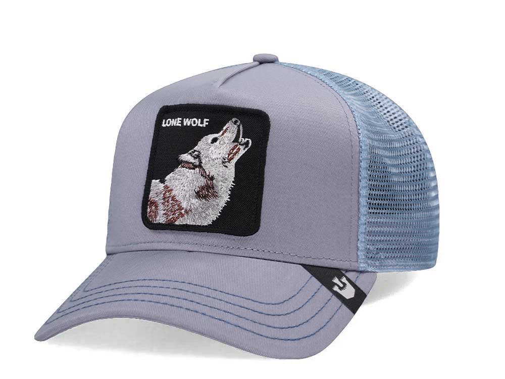 Goorin Bros The Lone Wolf Gray Trucker Snapback Casquette