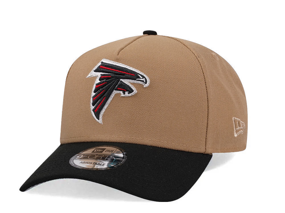 New Era Atlanta Falcons Khaki Two Tone Edition 9Forty A Frame Snapback Casquette