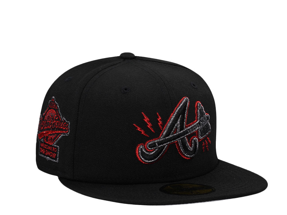 New Era Atlanta Braves World Series 1995 Electric Black Edition 59Fifty Fitted Casquette