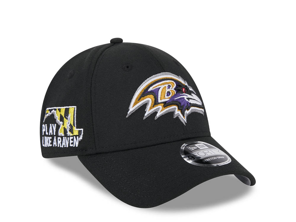 New Era Baltimore Ravens NFL24 Draft 9Forty Stretch Snapback Casquette